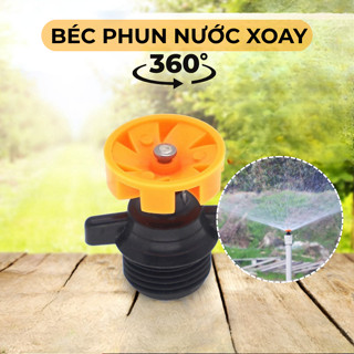 Vòi Tưới Phun Mưa Tự Động Xoay 360 Độ, Béc Phun Sương Cho Cây Trồng, Làm Mát Nhà Cửa Tránh Nắng Nóng