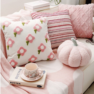   CÓ SẴN  Vỏ gối sofa tone màu hồng vỏ gối sofa cao cấp vỏ gối sofa tựa lưng HỒNG PASTEL 