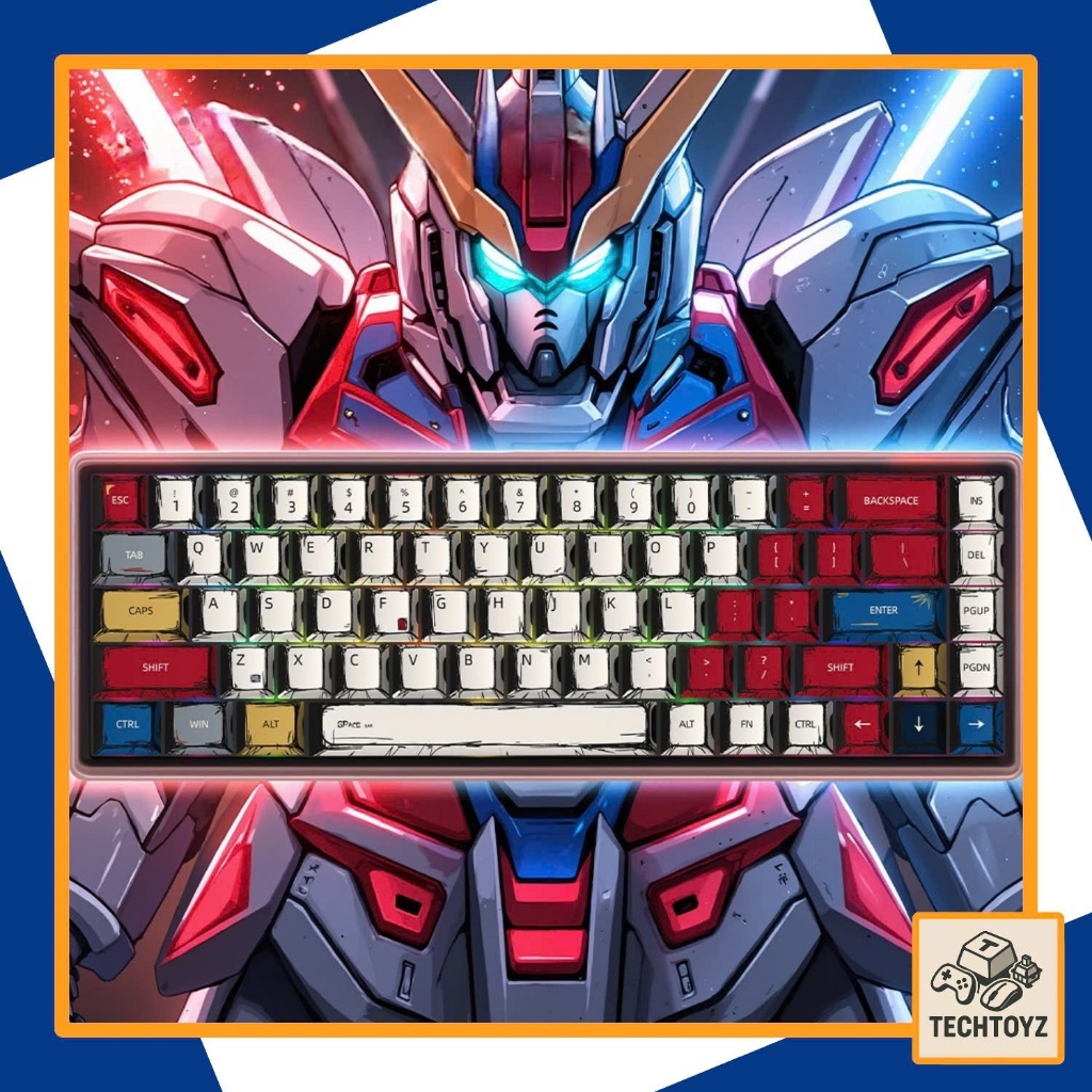 [ Comic ] Bộ Keycaps Comic Robot - PBT DyeSub - Cherry Profile
