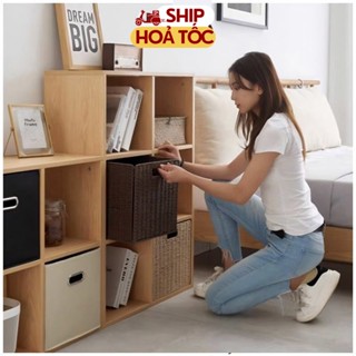   HOẢ TỐC  Kệ tổ ong kệ gỗ kệ sách trang trí nhà cửa đa năng gỗ cao cấp dày 17mm Luzo Home 