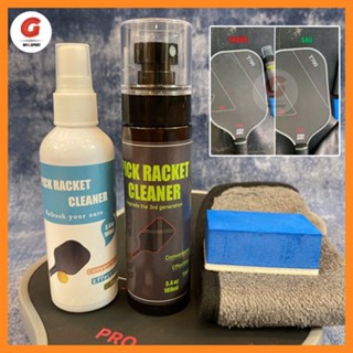  Chai xịt vệ sinh mặt vợt Pickleball 100ml - Tặng kèm mút vệ sinh và khăn lau chuyên dụng 