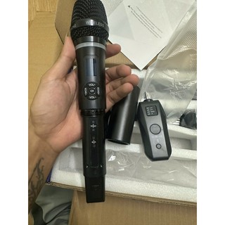 Micro Mixer không dây 2 micro Rayco S311B plus+ dùng cho mọi Loa, Loa Bluetooth, jack 3.5 -bảo hành 12 tháng