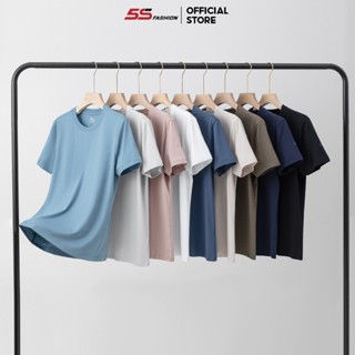  Áo Phông Nam Trơn 5S FASHION Pre-Cotton 9 Màu Thoáng Mát Thấm Hút Basic Dễ Mặc 03-ATS25045 