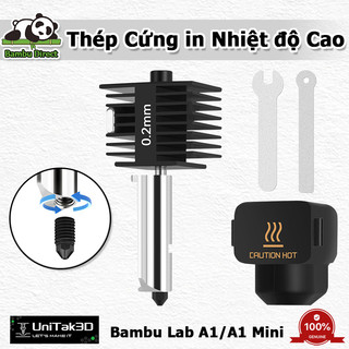  UNITAK3D máy in 3D for Bambu Lab A1 A1 Mnin Nhiệt độ cao Hot End 0.2 0.4 0.6 0.8mm 3D144N 