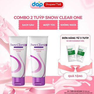 [COMBO 2 TUÝP] Dầu gội Snowclear One chống gàu, sạch gàu & hết ngứa da đầu tuýp 50ml