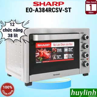 Lò nướng đối lưu Sharp EO-A384RCSV-ST [12 chức năng] - 38 lít [A383RCSV - 5 chức năng]