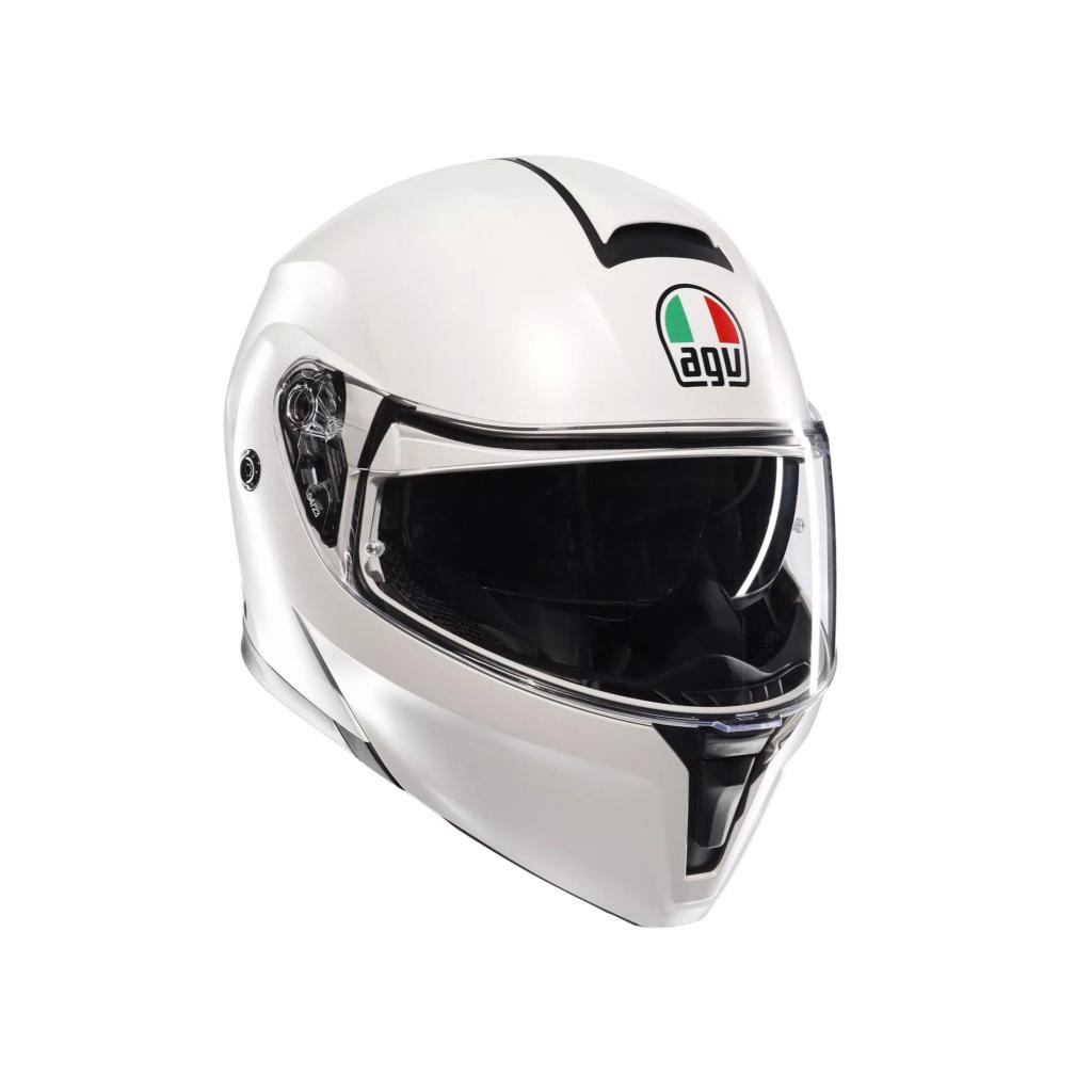 AGV STREETMODULAR MONO MATT MATERIA WHITE – DOT(E2206) – MŨ BẢO HIỂM LẬT CẰM AGV
