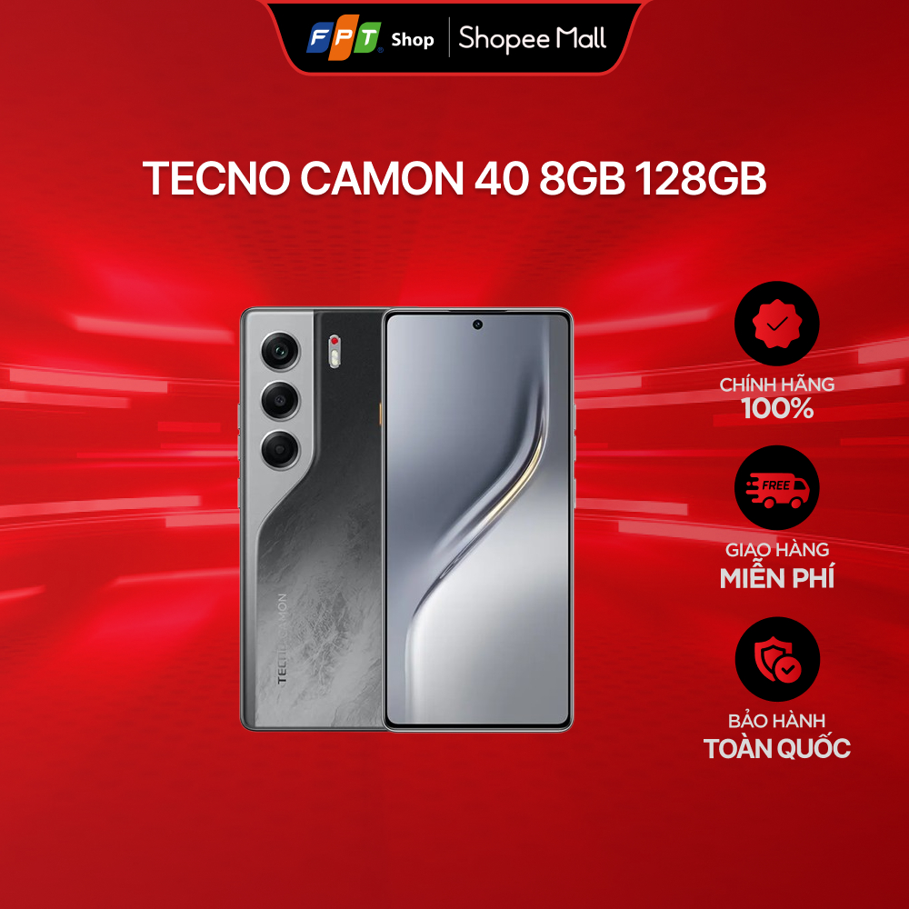 [Chỉ GH tận nơi] Điện Thoại Tecno Camon 40 8GB 128GB
