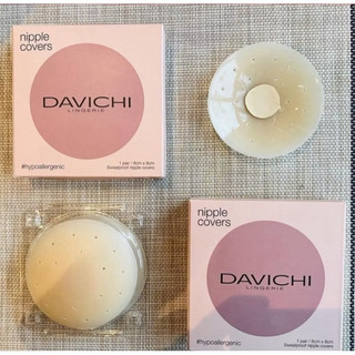  Bộ 2 Miếng dán ngực Silicon thông hơi  chống rơi tụt siêu mỏng chống nước Davichi 