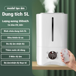 Máy Phun Sương Tạo Ẩm Không Khí Xiaomi/Beemi 5 lít Khuếch Tán Tinh dầu Công Suất 25W Có điều khiển từ xa