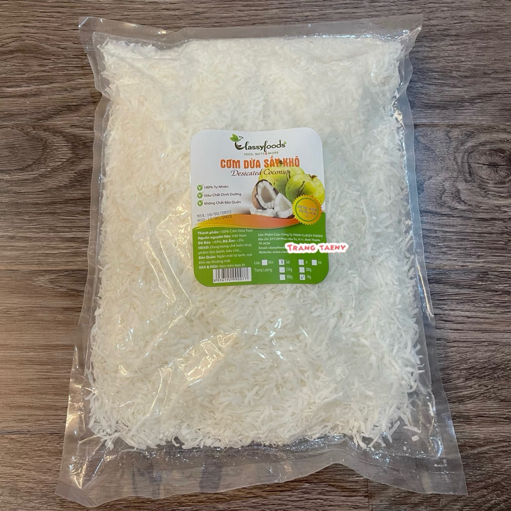 Cơm dừa sợi sấy khô ClassyFoods