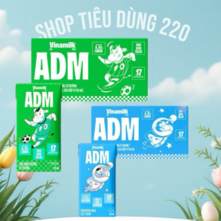Sữa Vinamilk ADM Có Đường Ít Đường Thùng 48 Hộp X 110ml