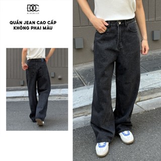  Quần bò ống rộng nam Độc menswear vải cao cấp dày dặn không phai màu - Q701 