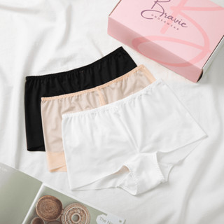  Quần Nữ Boxer Bravie Quần Lót Boyshort Đùi Nữ Chất Liệu Vải Hem Lạnh Siêu Co Giãn Không Viền BQ18 