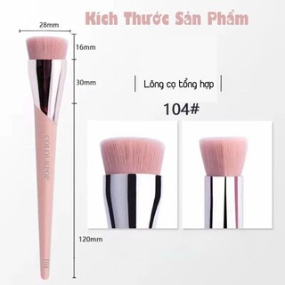 Cọ tán kem lót nền chống nắng cọ tạo khối đầu ngang COLOURPOP C104 lông cao cấp