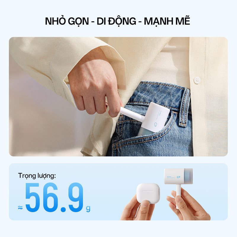 CUKTECH Quạt Cầm Tay Mini Ngoài Trời USB – 3 Cấp Độ Gió Tương Thích Powerbank Quạt Di Động | BigBuy360 - bigbuy360.vn