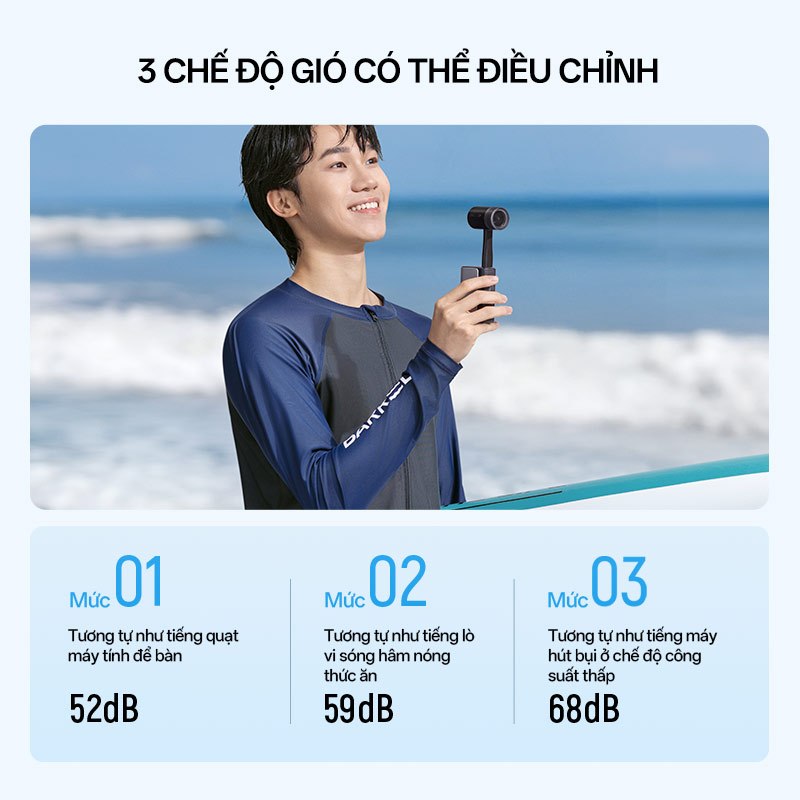 CUKTECH Quạt Cầm Tay Mini Ngoài Trời USB – 3 Cấp Độ Gió Tương Thích Powerbank Quạt Di Động | BigBuy360 - bigbuy360.vn