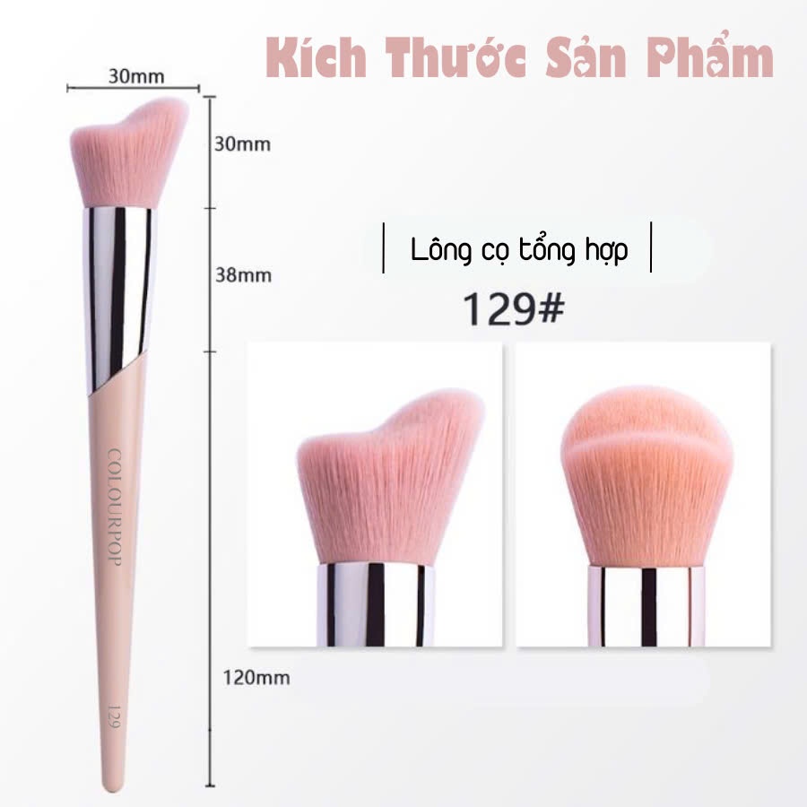 Cọ Tạo Khối Đánh Bozer Siêu Xịn COLOURPOP Blush and Contour Brush C129