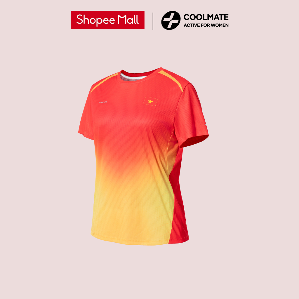 Áo thun chạy bộ nữ "Việt Nam tiến bước" thoáng khí - Coolmate Active For Women