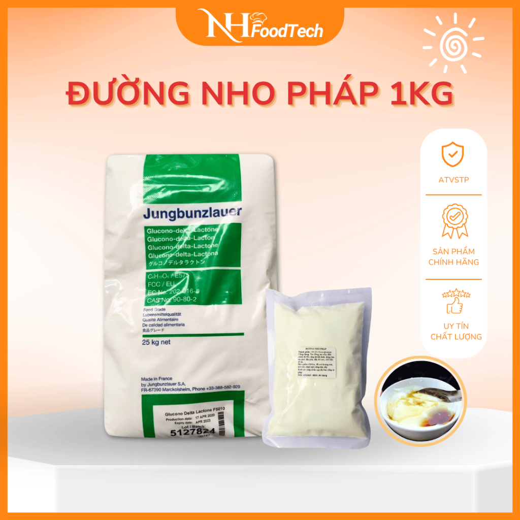 Đường Nho Pháp 1KG - Đường nho làm tào phớ