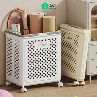 Giỏ Đựng Đồ Đa Năng Gấp Gọn Douba Có Bánh Xe – Đựng Quần Áo Dụng Cụ Tập Đồ Chơi – Thiết Kế Lưới Thoáng Khí Tiện Lợi 
