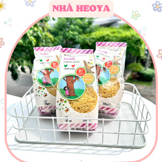  MÌ SỢI  MÌ NUI ĐẬU LĂNG - ĐẬU HÀ LAN BIO JUNIOR ORGANIC PASTA HỮU CƠ 200G CHO BÉ ĂN DẶM 