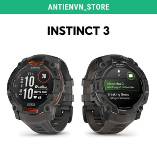   New  Đồng hồ thông minh Garmin Instinct 3 AMOLED SOLAR - Hàng chính hãng bảo hành 24 tháng 