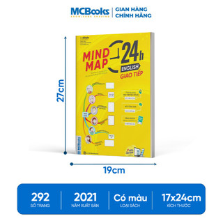 Sách - Trọn Bộ 6 Cuốn Sách - Mind Map English - Tự Học Cho Người Mới Bắt Đầu (lẻ/combo tuỳ chọn)