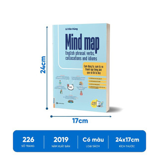 Sách - Trọn Bộ 6 Cuốn Sách - Mind Map English - Tự Học Cho Người Mới Bắt Đầu (lẻ/combo tuỳ chọn)