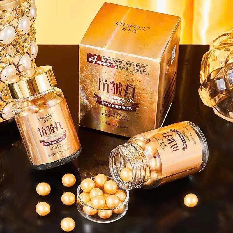 Viên Thoa 30 Viên nang Ánh sáng Làm săn chắc Viên nang Tinh chất, Hàng nội địa Trung