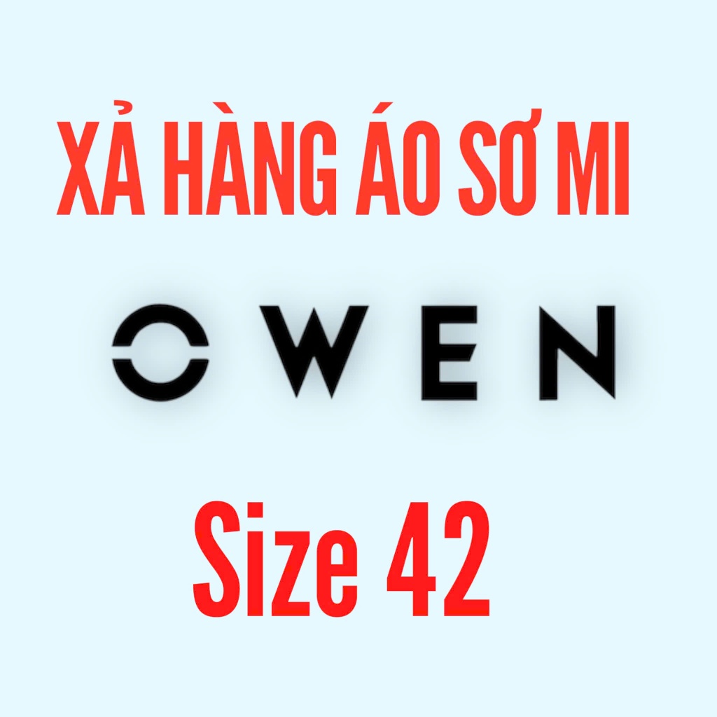 XẢ ÁO LẺ SIZE 42 - Áo sơ mi cộc tay OWEN size 42