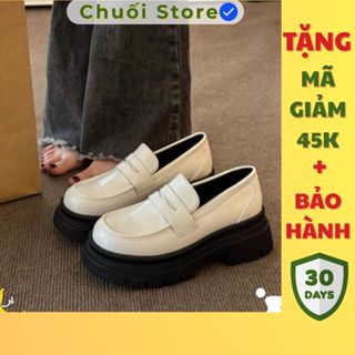[SẴN CHUẨN QC] Giày oxford LOẠI 1 nữ cổ thấp đế răng cưa đế cao 5cm su đúc chất da PU cao cấp kiểu dáng vintage cổ điển