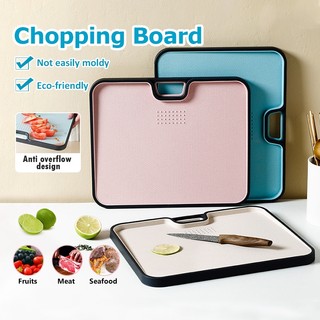  Thớt Nhựa Kháng khuẩn An Toàn PP Chống Trượt Gia Dụng Nhà Bếp Sử Dụng Được Cả 2 Mặt 