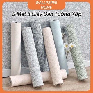  Cuộn Xốp Dán Tường Tráng Nhôm 2.8m x 50cm - Có Keo Sẵn Chống Ẩm Mốc Chống Thấm 