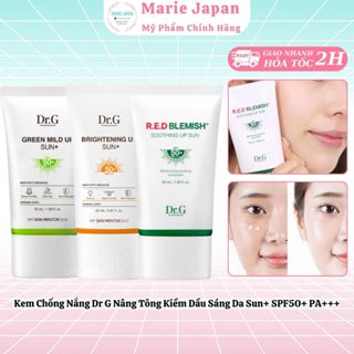  Kem Chống Nắng Dr G Nâng Tông Kiềm Dầu Sáng Da Sun+ SPF50+ PA+++ 