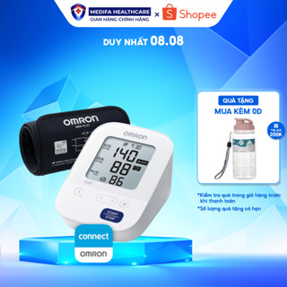 Máy Đo Huyết Áp Tự Động Omron HEM-7156T Vòng Bít °IntelliWrapTM 360° Chính Xác, Kết Nối Bluetooth
