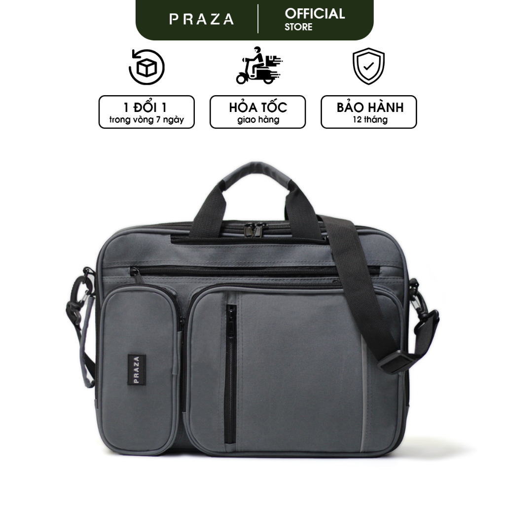 Cặp Đa Năng FRANKI Đựng Laptop 15.6 inch Dành Học Sinh Cấp 2, Cấp 3 PRAZA - TX098