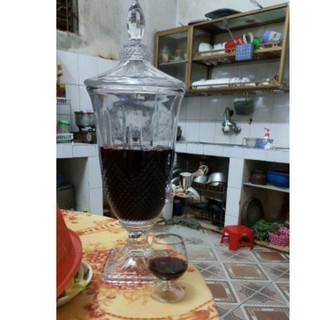 Bình Thủy tinh có vòi đựng nước cao cấp 3 dung tích