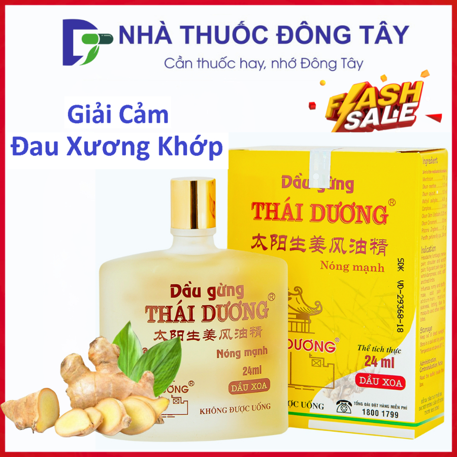 Dầu Gừng Thái Dương 24ml