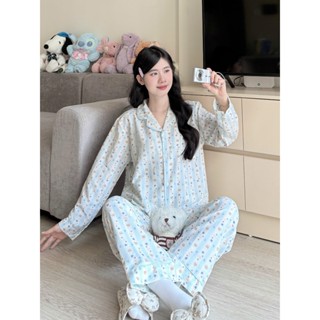 Set Bộ Đồ Ngủ BY CHANN (SP09 Bộ Viền Dài) áo dài quần dài, họa tiết dễ thương có bigsize 80kg