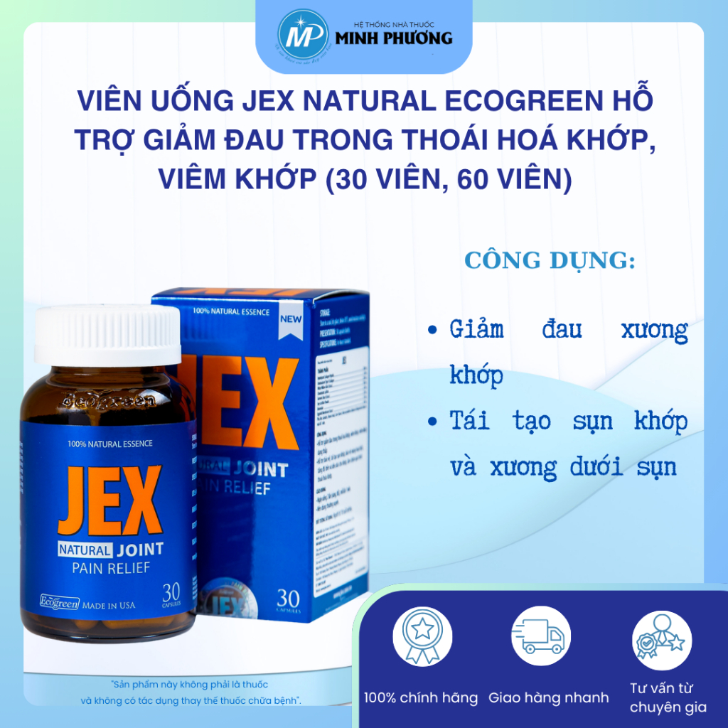 ✅ [CHÍNH HÃNG] JEX NATURAL JOINT 15V- 30V - 60V