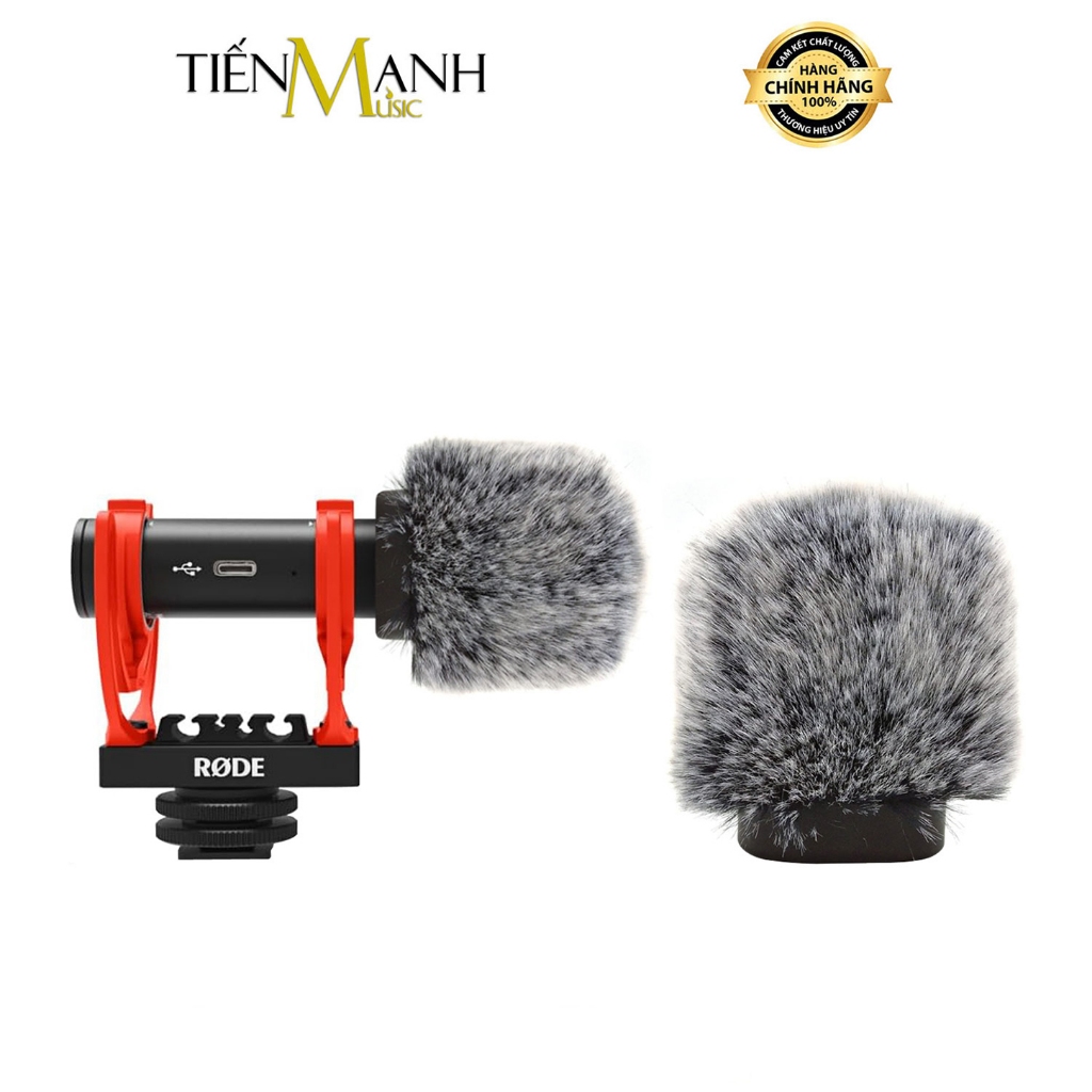 Mút Bọc Đầu Micro Rode VideoMic Go II Foam Lọc Âm Mic Cover Windscreen Furry Video Mic Go 2 Micropho