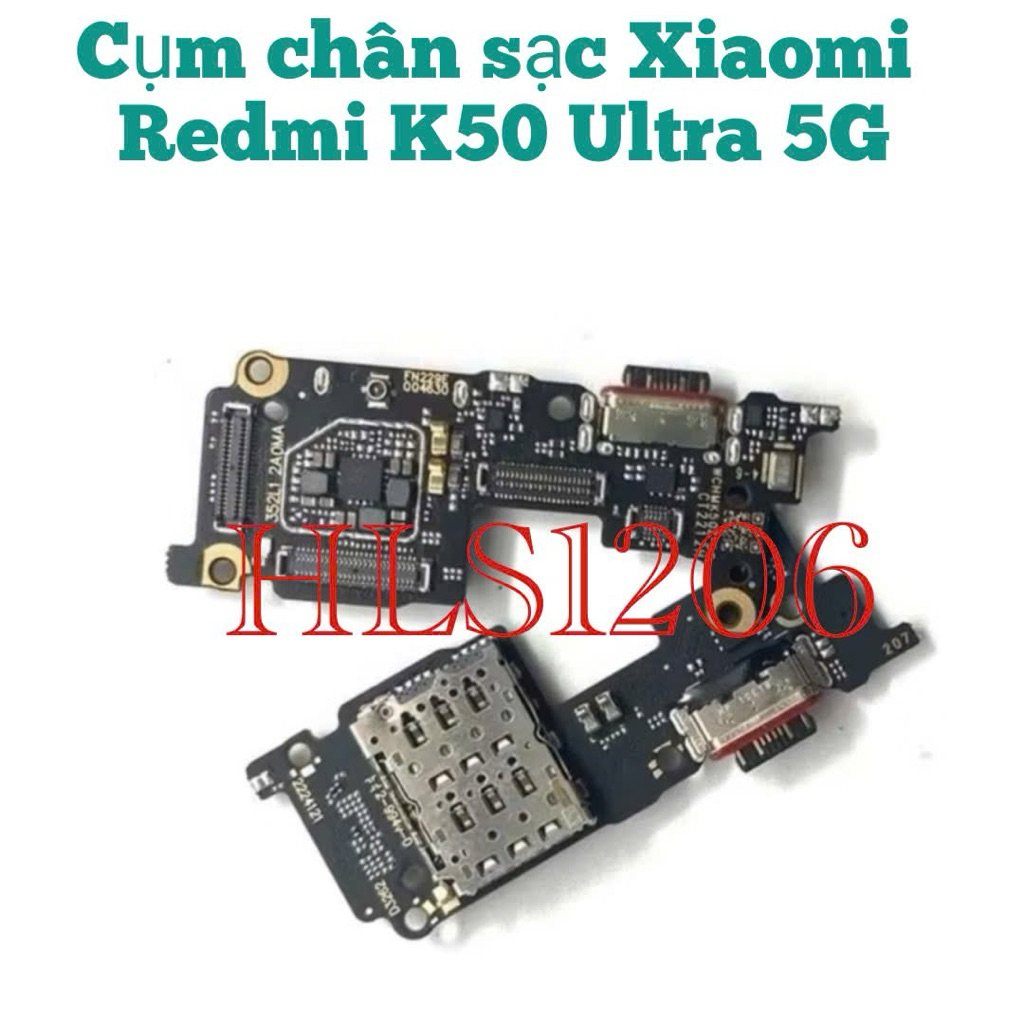 Cụm sạc Xiaomi Redmi K50 Ultra ( cụm chân sạc xiaomi redmi k50 ultra )