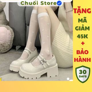(BẢN XỊN CHUẨN QC)Giày Lolita Nữ LOẠI 1 phong cách Ulzzang mẫu mới hai quai khuy dự tiệc chuẩn hàng cao cấp