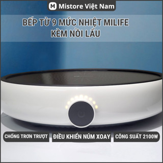 Bếp điện từ miLife Youth Lite 9 mức nhiệt/ Bếp Bếp điện từ miLife Youth Lite 9 mức nhiệt kèn nồi lẩu
