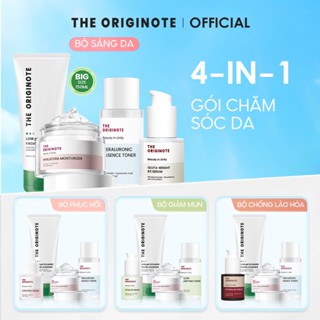 [Bộ chăm sóc da 4IN1] Serum Gel dưỡng ẩm Toner Sữa rửa mặt The Originote hỗ trợ làm sạch sâu dưỡng ẩm sáng da