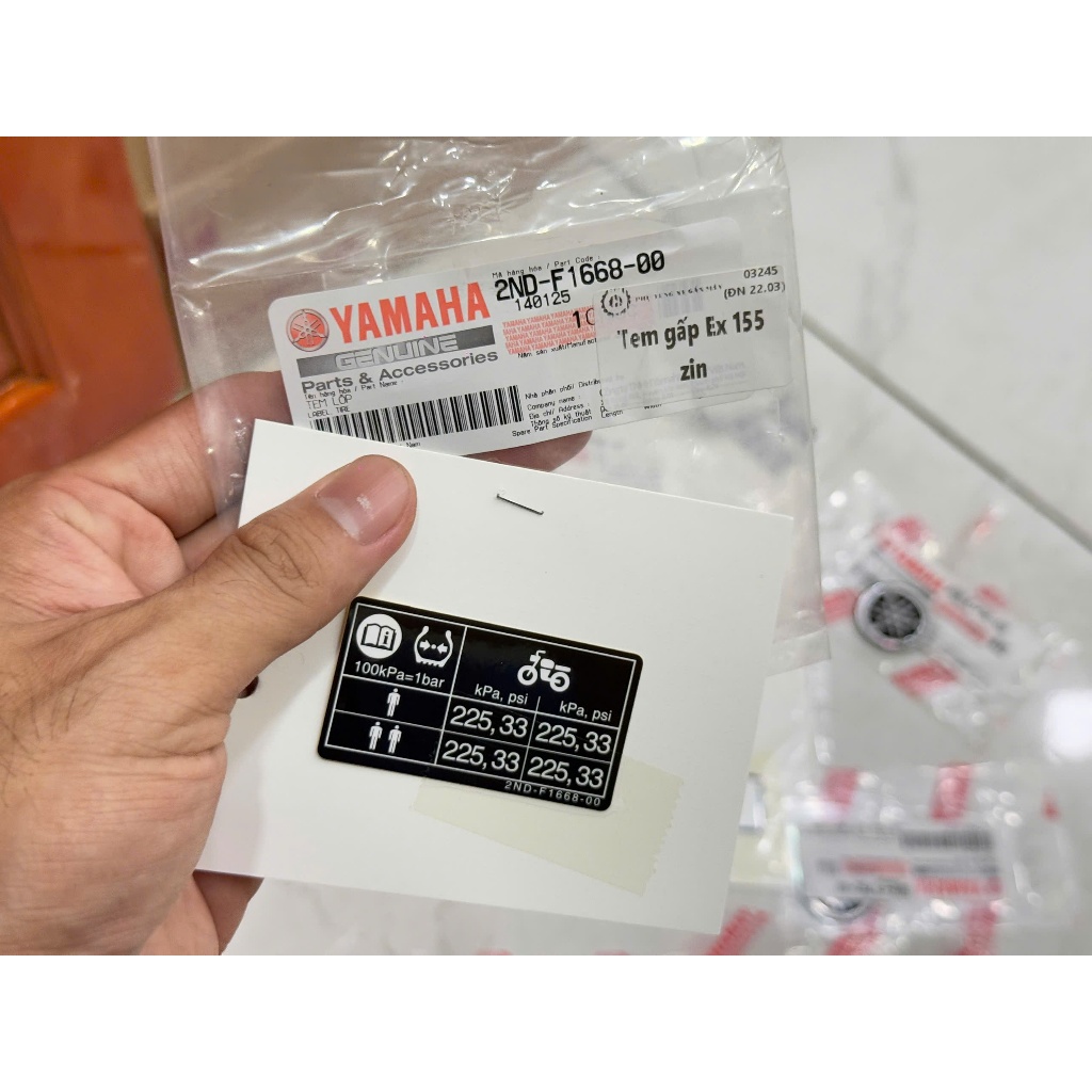 Tem gấp Ex 155 zin ( Miếng ) 2NDF16680000