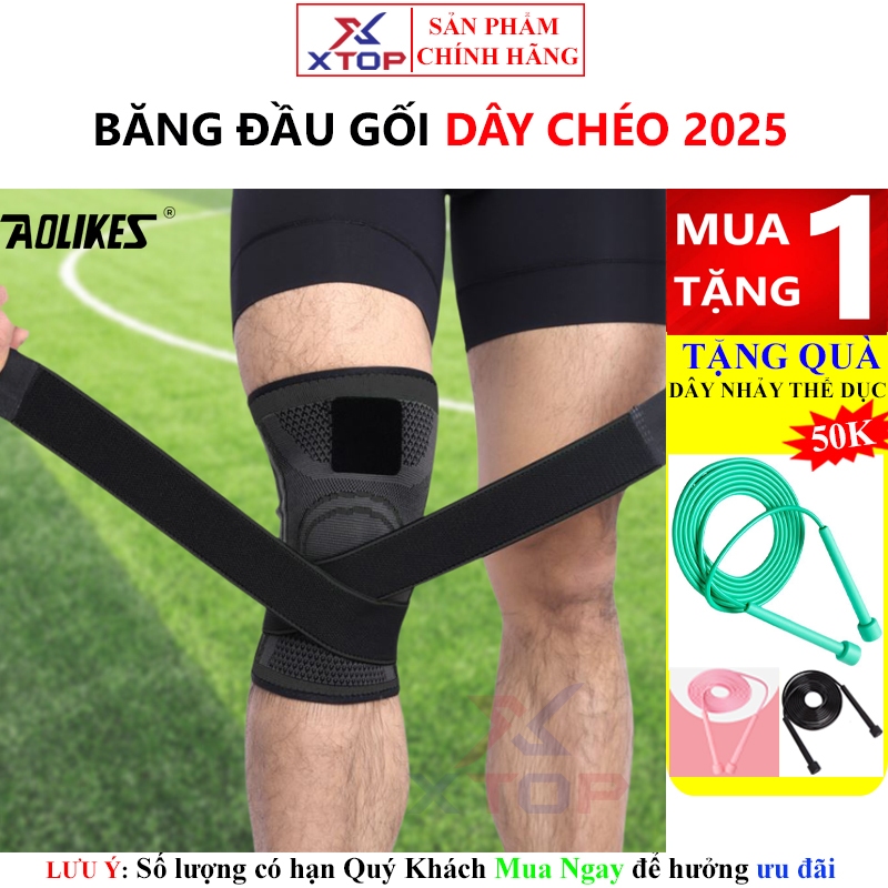 BÓ GỐI THỂ THAO CAO CẤP AOLIKES trợ lực gối cao cấp Aolikes 7720