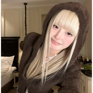 Tóc Giả Nguyên Đầu WIG TEEN/ TÓC GIẢ MÀU VÀNG BLONDE y2k tặng kèm WIGCAP