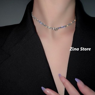 Vòng cổ choker nữ sợi mảnh đính đá sang trọng đi tiệc
